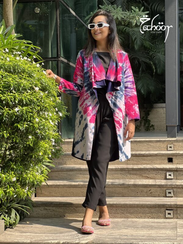 Shibori Cotton Duster - Multi