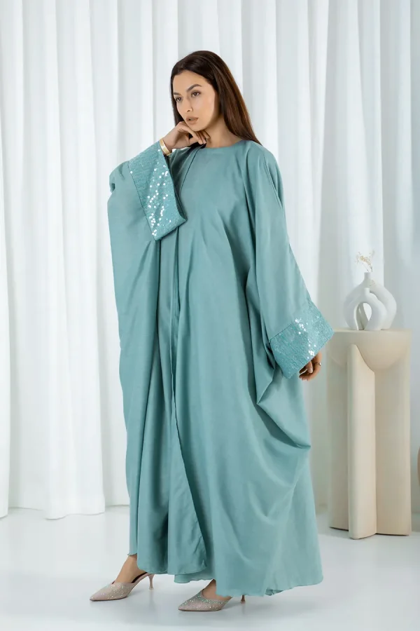 Sehrish Abaya - Mint