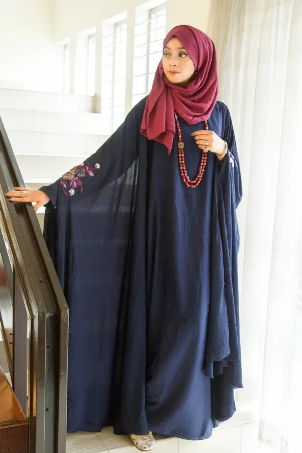 EMB Cape Gown – Navy