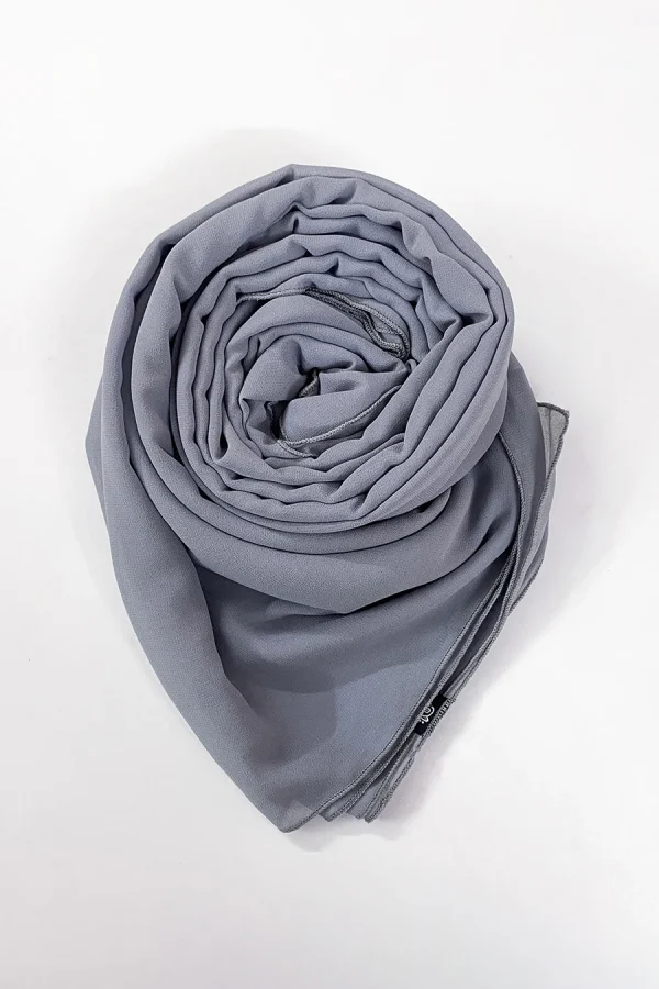 Georgette Scarf - Grey