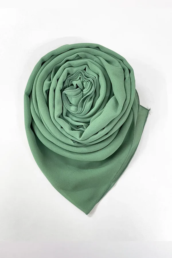 Georgette Scarf - Sea Green