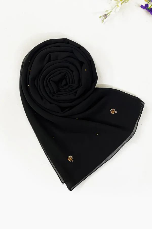 Beadsy Scarf - Black