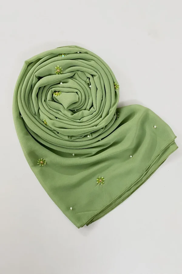 Beadsy Scarf - Pistachio