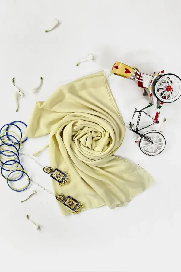 Stripe Scarf - Cream