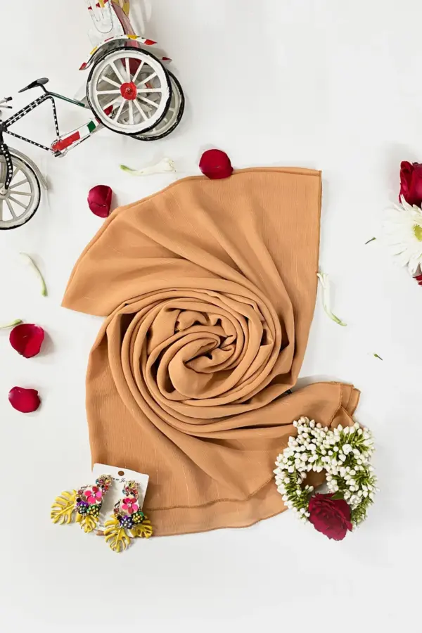 Stripe Scarf - Peach