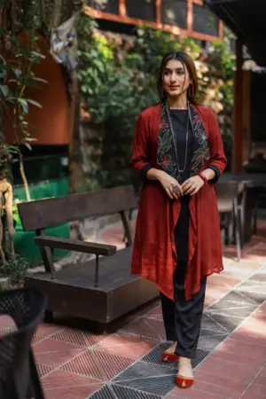EMB Duster - Maroon