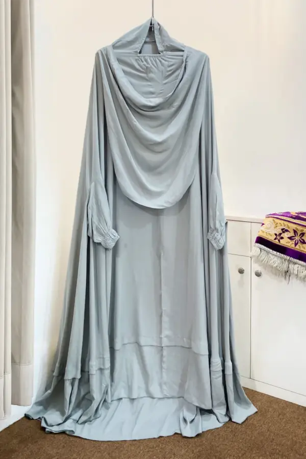 Linen Khimar - Grey