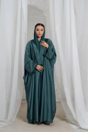 Preeta Knot abaya - Turquoise