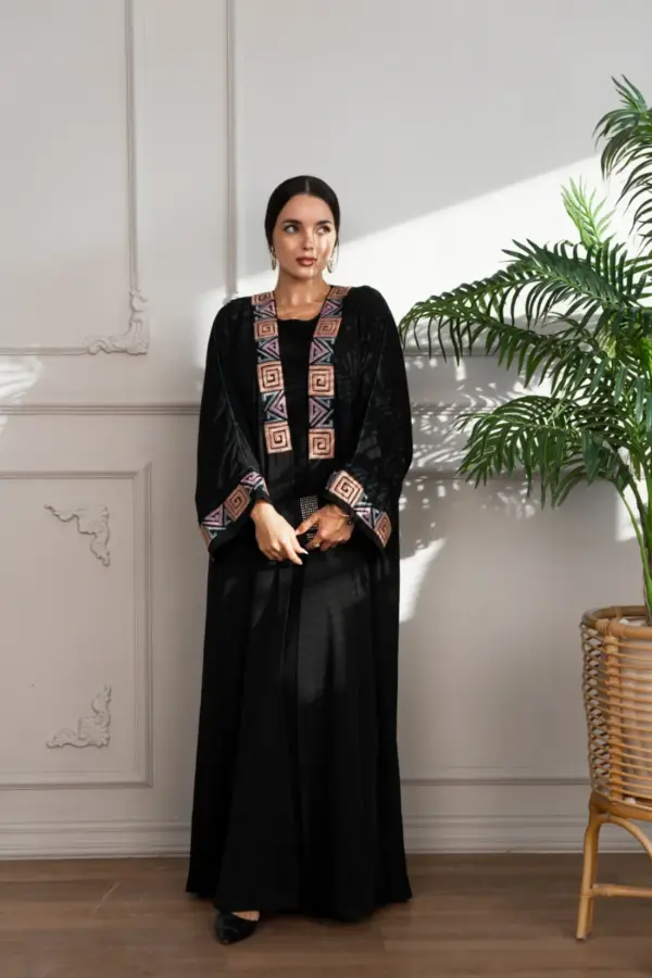 Baroque Kimono - Black