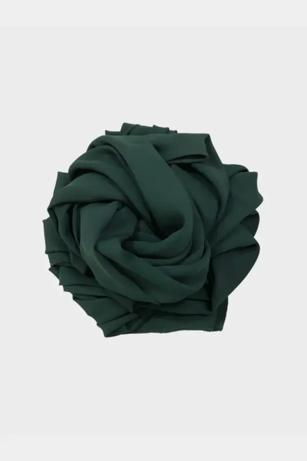 Cherry Scarf - Deep Green