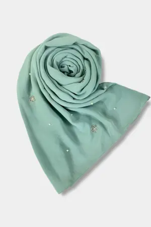 Beadsy Scarf - Mint