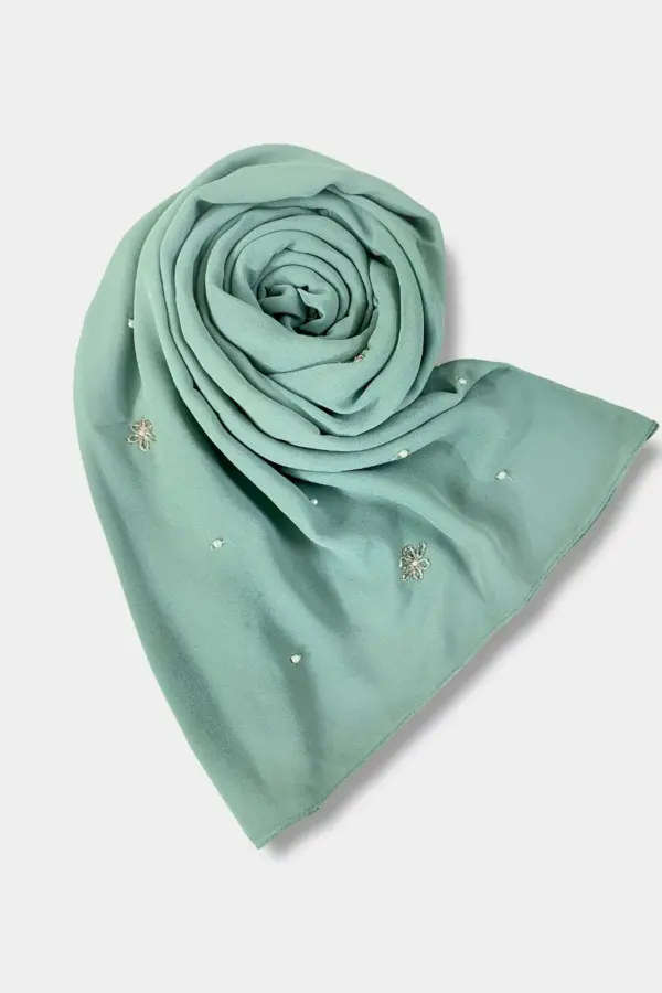 Beadsy Scarf - Mint
