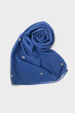 Beadsy Scarf - Blue