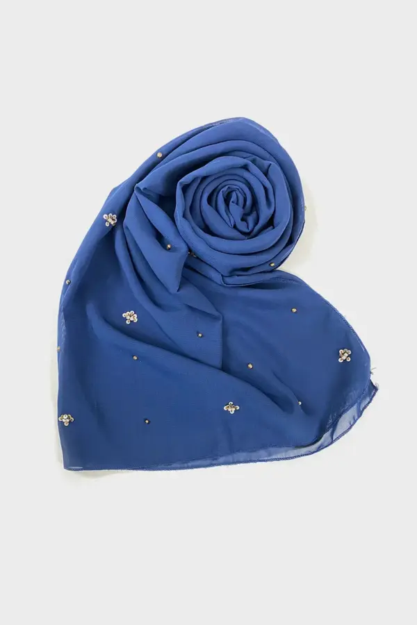 Beadsy Scarf - Blue