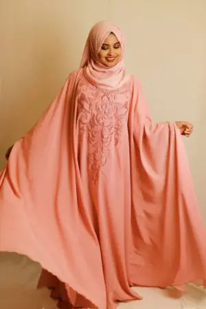 EMB Cape Gown - Peach