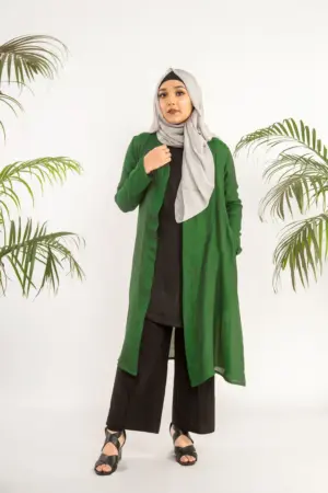 Border Shrug - Sage Green