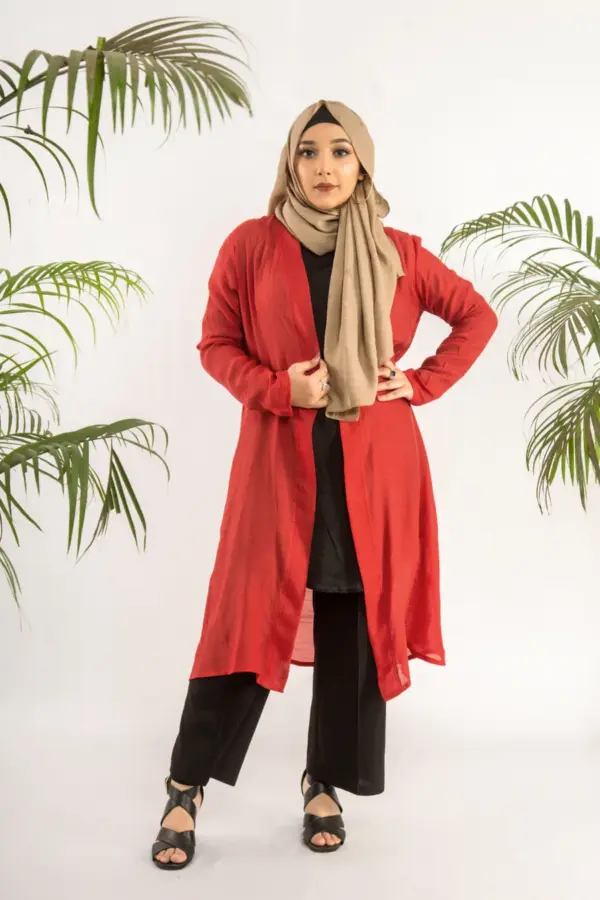 Border Shrug - Burnt Orange