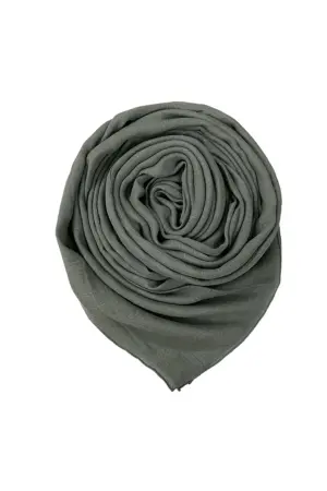 Cheese Cotton Scarf - Grey