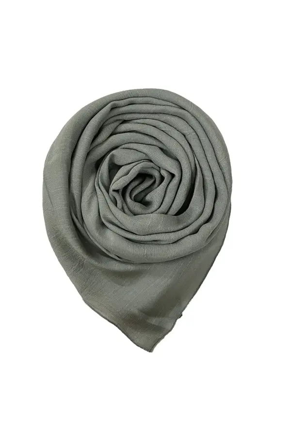 Cheese Cotton Scarf - ASH