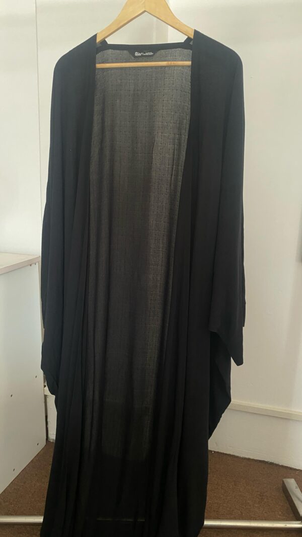 ⁠Batwing Abaya - Black