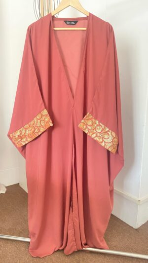 Sehrish Abaya -  Dark Peach